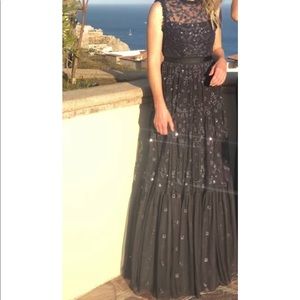 Needle and Thread black long dress